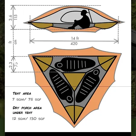 Ruhtinaanmaeen Spider Tree Tent Savitaipale