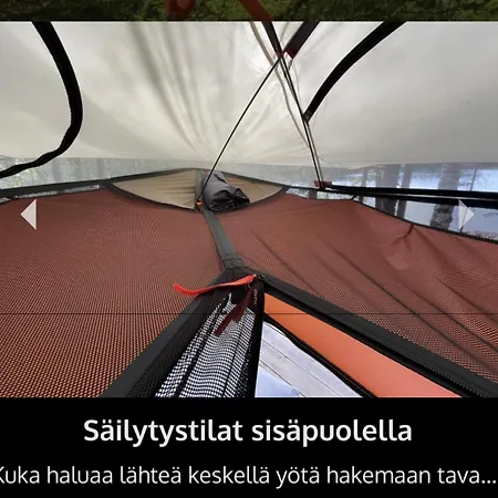 Lüks kamp alanı Ruhtinaanmaeen Spider Tree Tent